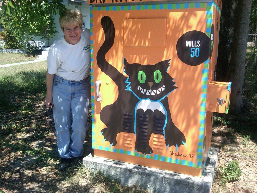 Artist: Commissioner Patty Sheehan   Location: Virginia Drive & Ferncreek Avenue