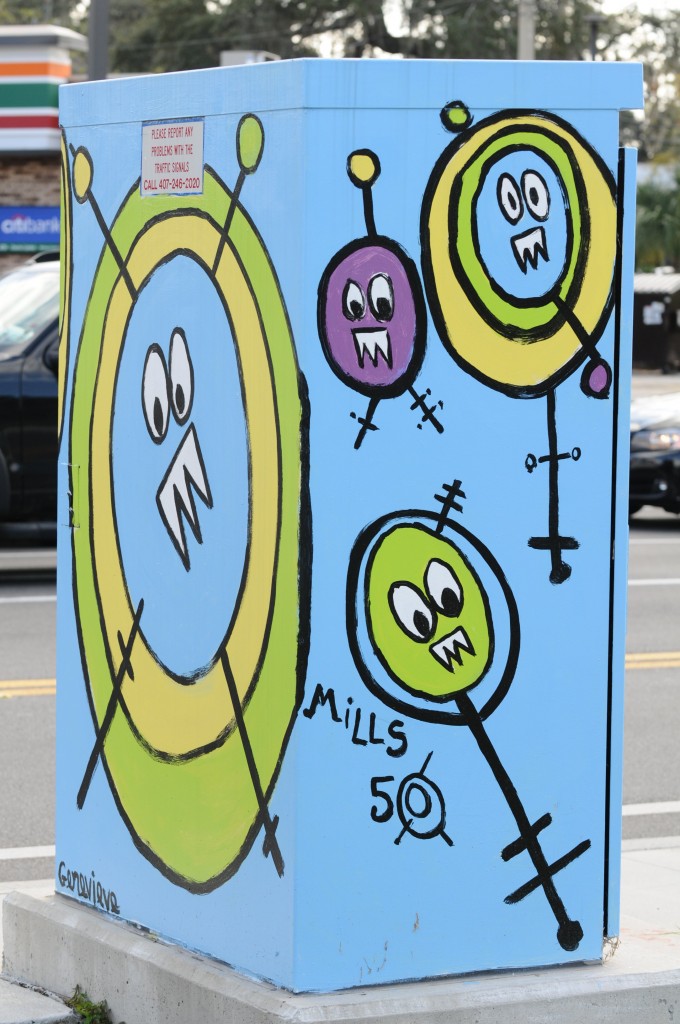 Artist: Genevieve Bernard  Location: Mills Avenue & Virginia Drive