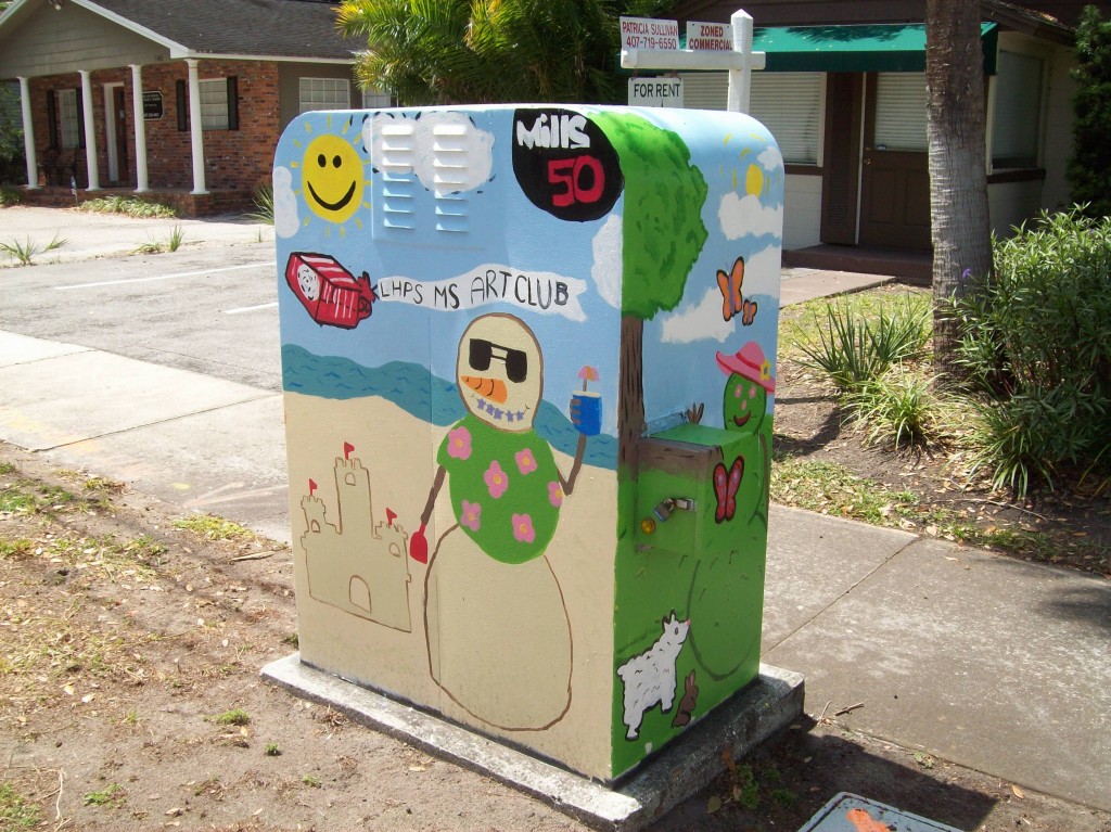 Artist: :Lake Highland Preparatory Students  Location: Highland Avenue & Mark Street